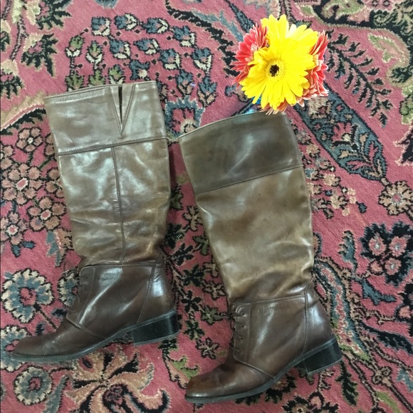 Vtg. Blondo Waterproof Leather Riding Boots - Picture 3 of 6